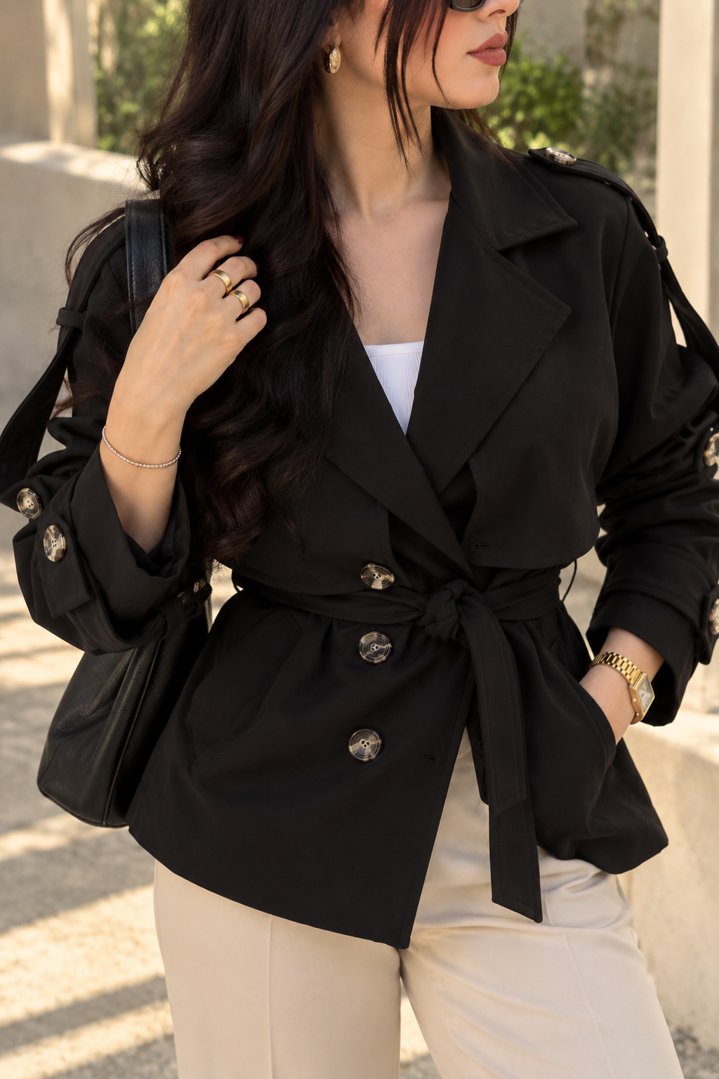 NOVA TRENCH | Veste Courte Élégante