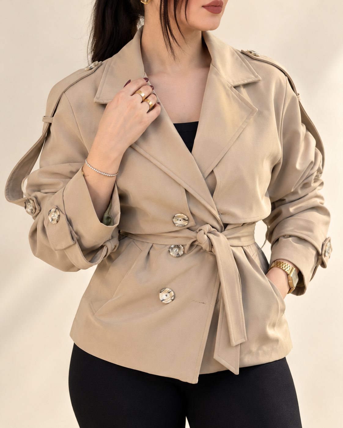 NOVA TRENCH — Beige